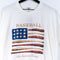 Baseball An American Tradition Flag T-Shirt