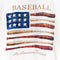 Baseball An American Tradition Flag T-Shirt