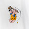 Fred Flintstone Golf Embroidered Henley 3/4 Sleeve T-Shirt