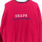 Chaps Ralph Lauren Spell Out Embroidered Distressed Sweatshirt