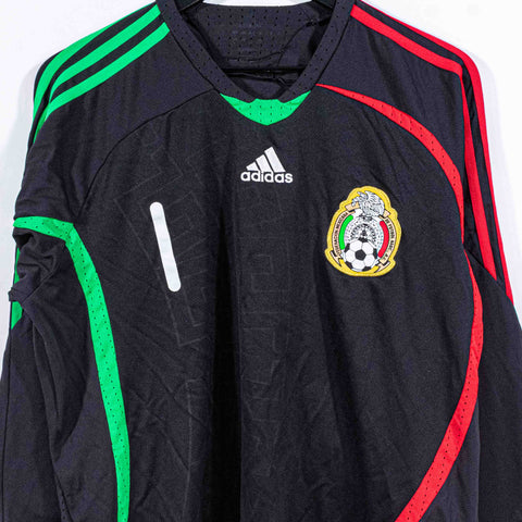 2008 Adidas Mexico Goalkeeper Jersey Memo Ochoa Autographed