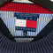 Tommy Hilfiger Crest Striped Color Block Knit Sweater