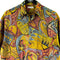 Burma Bibas Abstract Pattern Short Sleeve Button Up Camp Shirt