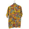 Burma Bibas Abstract Pattern Short Sleeve Button Up Camp Shirt
