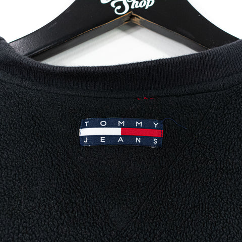 Tommy Hilfiger Jeans Striped Spell Out Fleece Sweatshirt