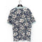 Floral Textured Hawaiian Polo Shirt