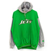Starter NFL New York Jets Color Block Hoodie Sweatshirt