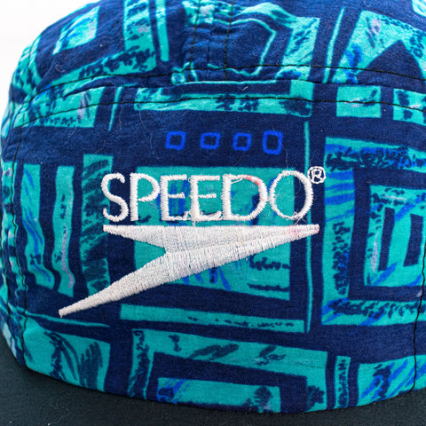 Speedo 5 Panel Abstract Strap Back Hat