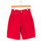 J Crew Red Denim Jean Shorts Jorts Made In USA