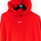 NIKE Center Swoosh Logo Hoodie Sweatshirt