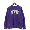 Jansport NYU New York University Varsity Letter Distressed Sweatshirt