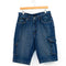 Bugle Boy Wide Leg Cargo Jorts Jean Shorts