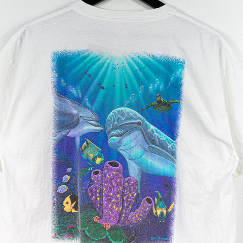 David Dunleavy Dolphins Ocean Nature Art T-Shirt