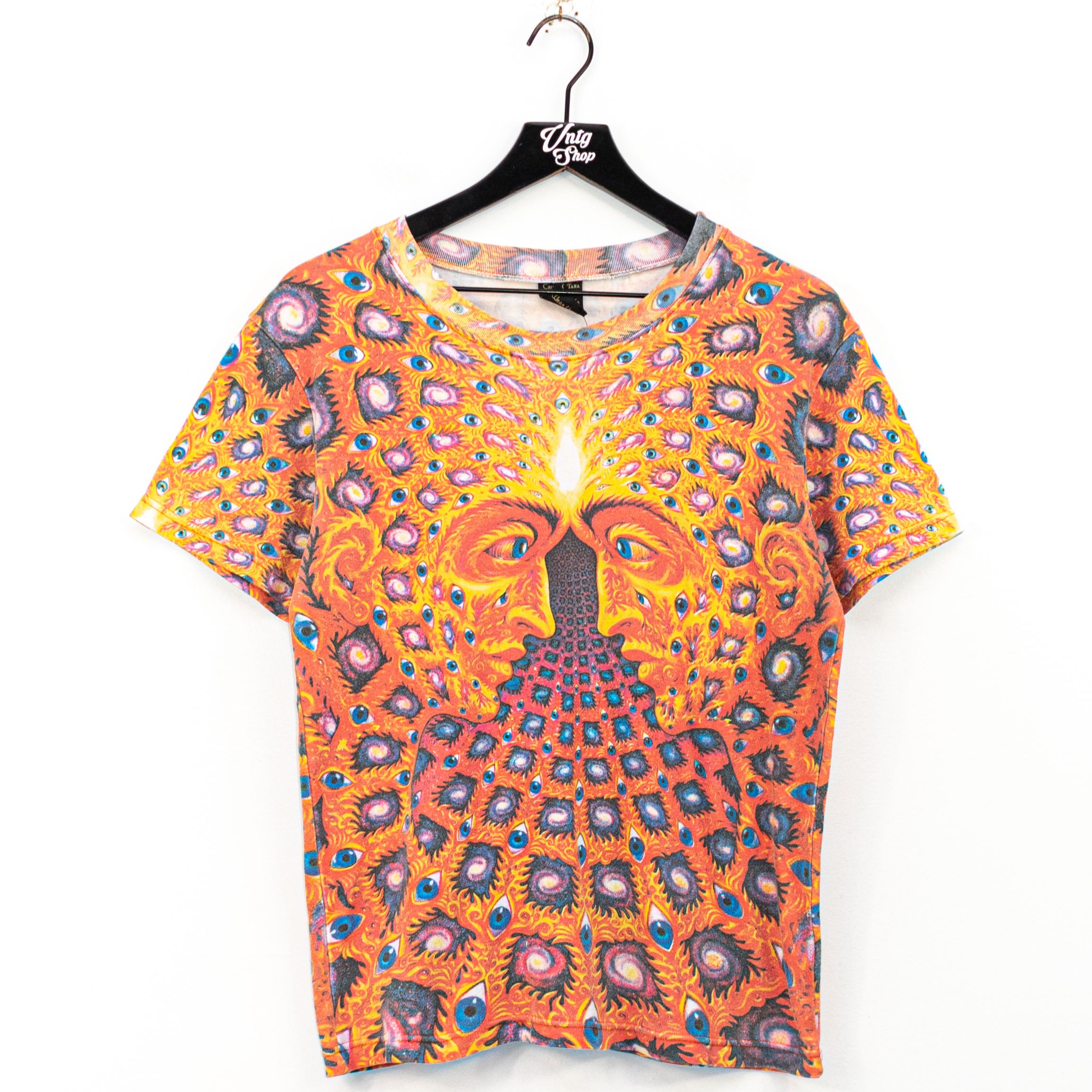 Crystal Tara In Visions Alex Grey Art All Over Print T-shirt M Nature deals of Mind