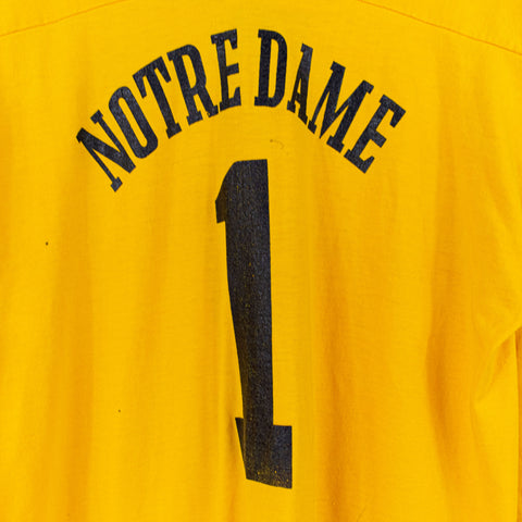 Champion Notre Dame #1 Football Jersey T-Shirt Made in USA