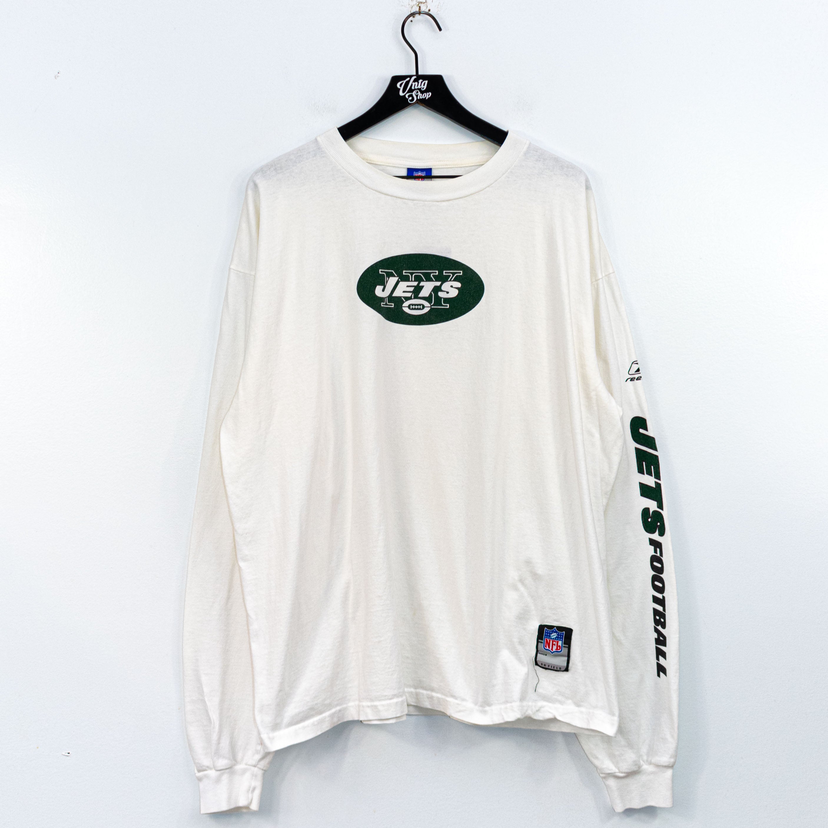 Reebok NFL New York Jets Football Long Sleeve T-Shirt– VNTG Shop