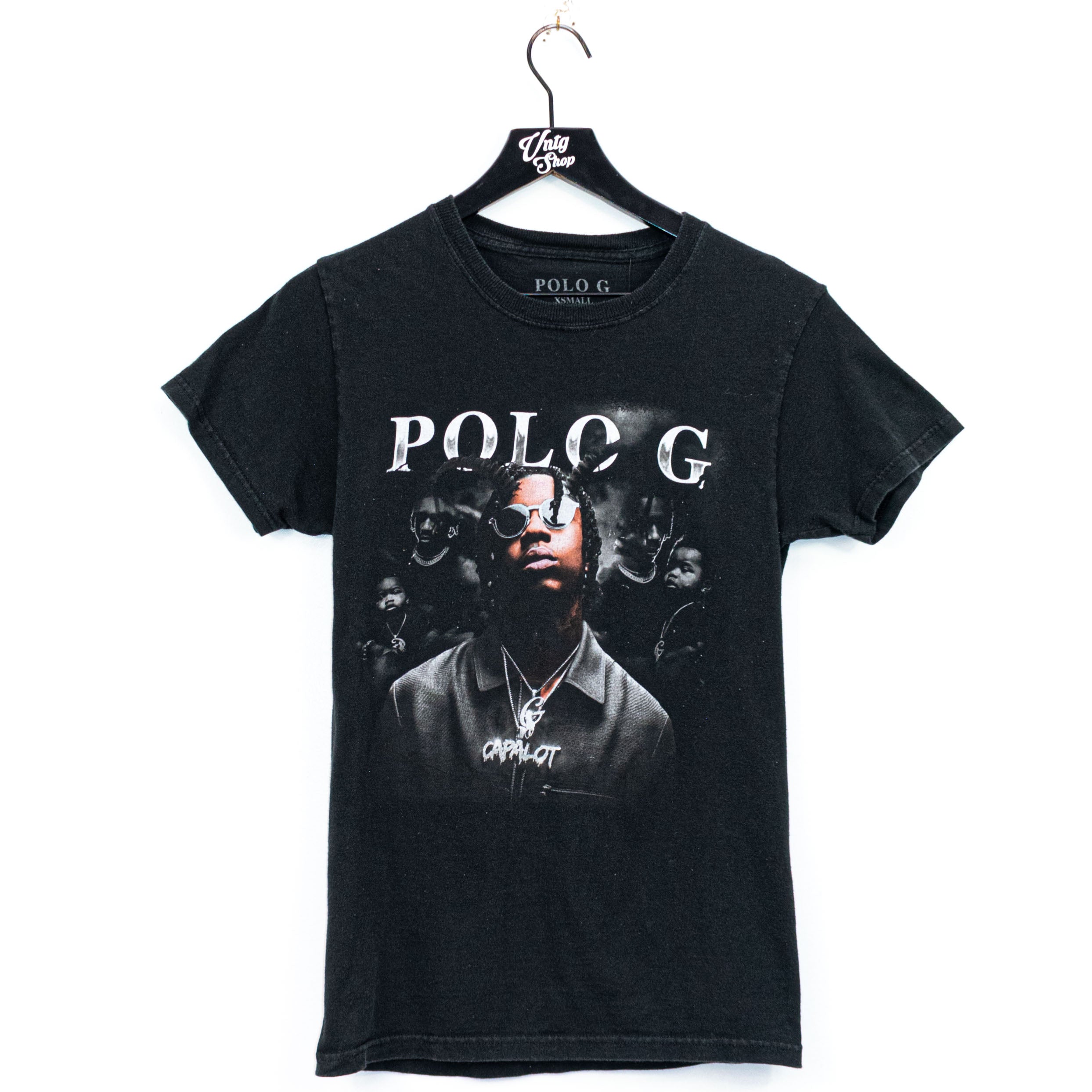 Polo G 'The Goat' Size S Pullover Hoodie Rapper Musician White Capalot