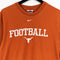 NIKE Center Swoosh Texas Longhorns Football T-Shirt