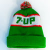 7UP The Uncola Winter Pom Pom Beanie Hat