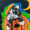 Halloween Kitten Pumpkin Jack O Lantern T-Shirt