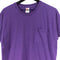 Hanes Blank Purple Pocket T-Shirt