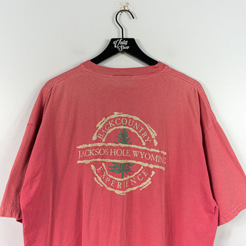 Jackson Hole Wyoming Back Country Experience Over Dyed T-Shirt