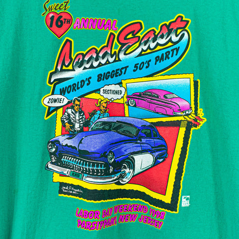 1998 Lead East 50s Hot Rod Cars Party Long Sleeve T-Shirt