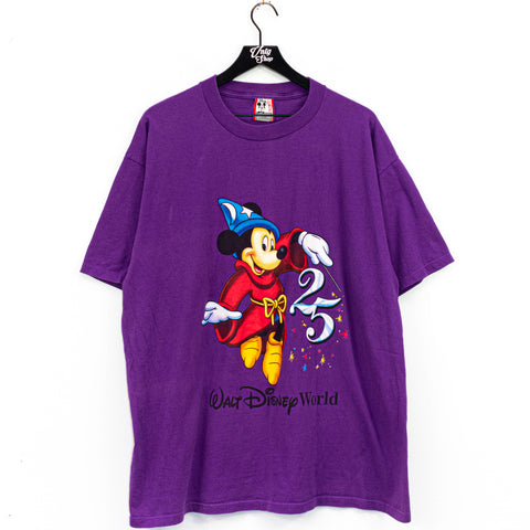 Walt Disney World Sorcerer Mickey Mouse 25th Anniversary T-Shirt