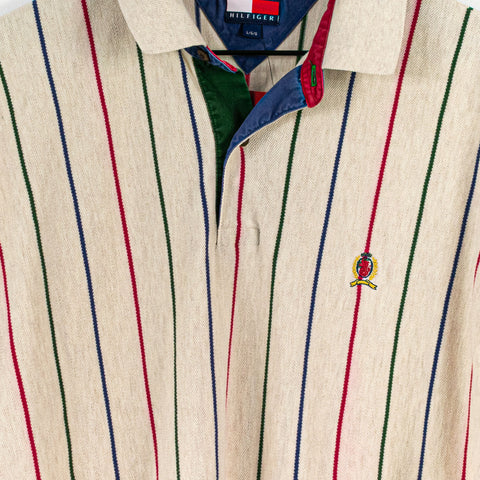 Tommy Hilfiger Crest Striped Polo Shirt