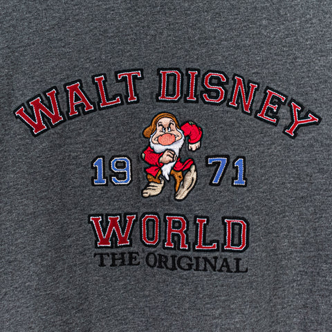 Walt Disney World Grumpy Snow White Seven Dwarves Embroidered T-Shirt
