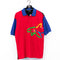 Greg Norman Shark Color Block Wrap Around Polo Shirt