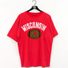 University of Wisconsin Badgers Rose Bowl Football Striped T-Shirt