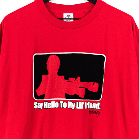 Scarface Say Hello To My Lil Friend Silhouette Movie T-Shirt