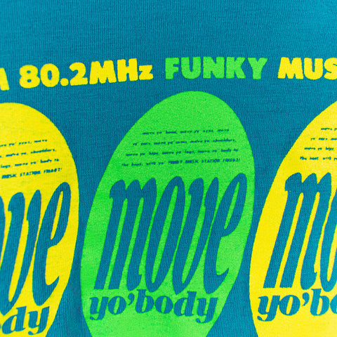 FM802 Funky Music Station Japan Move Yo Body Long Sleeve T-Shirt