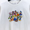 Disney Store Mickey Minnie Goofy Donald Daisy Embroidered Sweatshirt