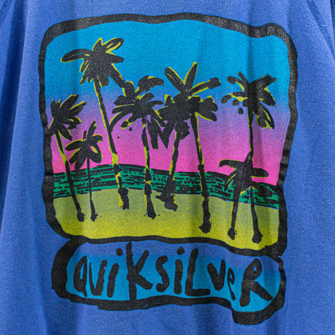 Quiksilver Beah Palm Tree Surf Raglan Sweatshirt