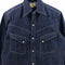 Warehouse Co. Western Wear Longhorn Japanese Raw Denim Pearl Snap Shirt