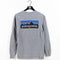 Patagonia Mountain Logo Spell Out Long Sleeve T-Shirt