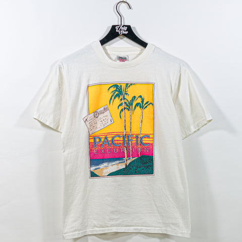 1991 Pacific Excursions Beach Vacation T-Shirt