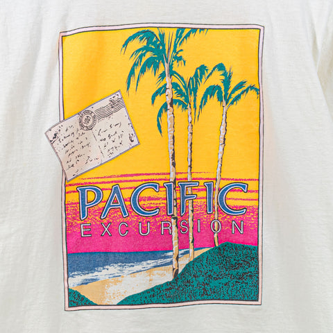 1991 Pacific Excursions Beach Vacation T-Shirt