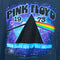 2016 Liquid Blue Pink Floyd Dark Side of The Moon Raglan 3/4 Sleeve T-Shirt