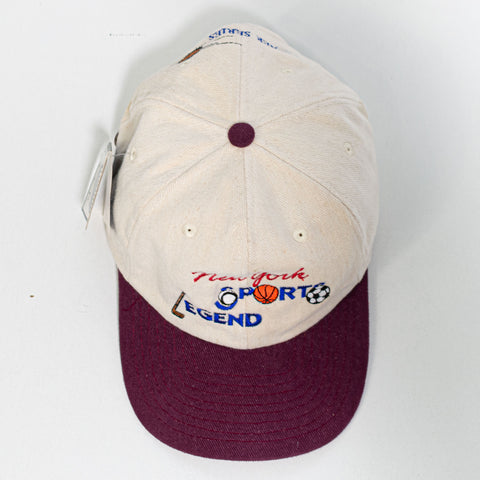 Hypnotic Hats New York Sport Legend Dinner Series Leather Strap Back Hat