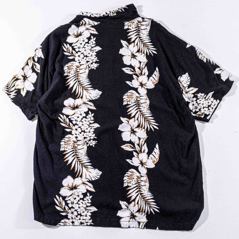 Floral Hawaiian Rayon Button Short Sleeve Shirt