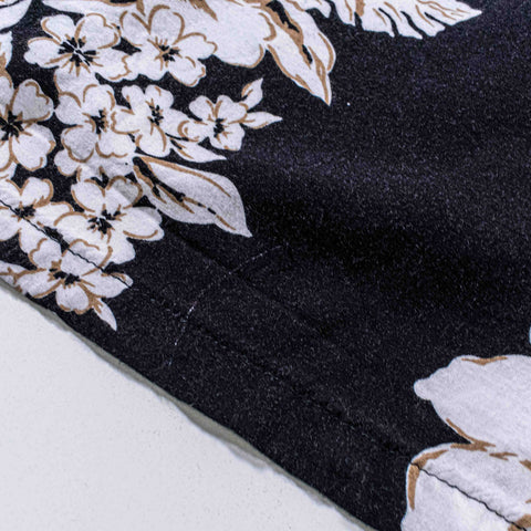 Floral Hawaiian Rayon Button Short Sleeve Shirt