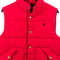 Polo Ralph Lauren Pony Flannel Lined Snap Puffer Vest