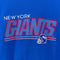 Majestic NFL New York Giants Football Embroidered Sweatshirt