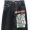 EXA Unlimited Hip Hop Cartoon Wide Leg Baggy Jeans
