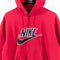 NIKE Center Swoosh Spell Out Hoodie Sweatshirt