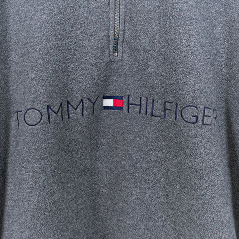Tommy Hilfiger Flag Spell Out Fleece Pullover