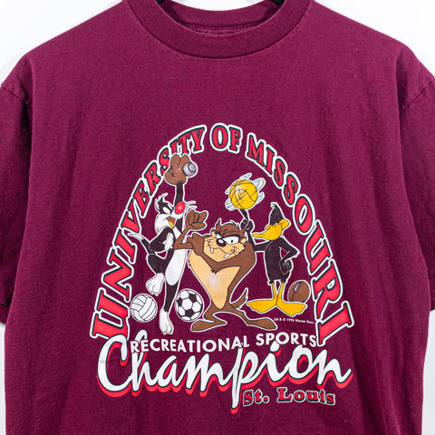 1996 Looney Tunes University of Missouri Sports T-Shirt